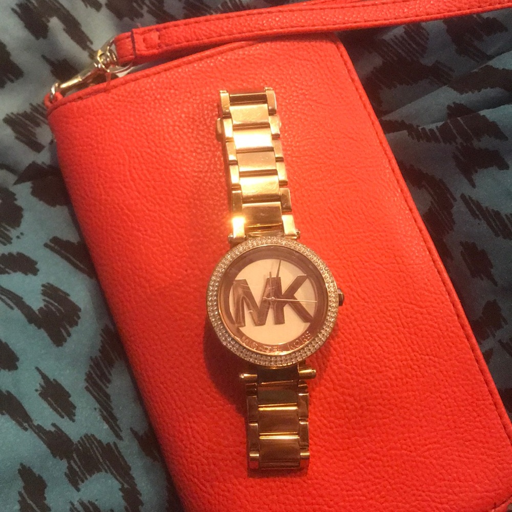 Michael Kors watch, rose gold